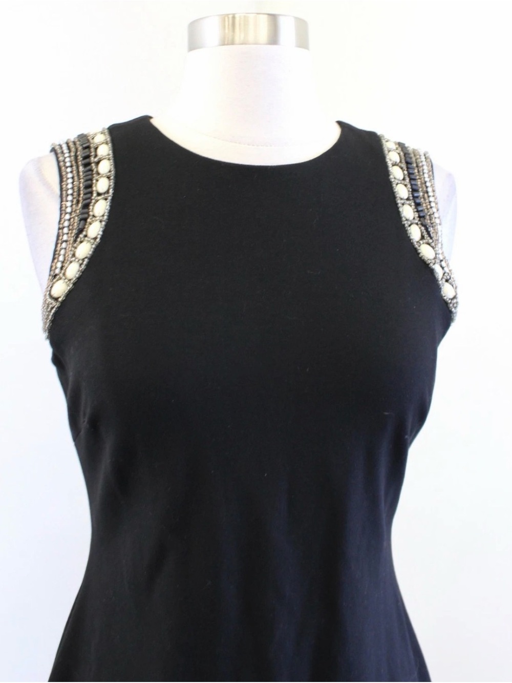 Cache Black Embellished Dress